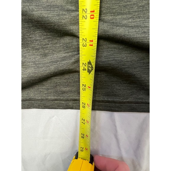 Under Armour Men's Gray HeatGear 1/4 Zip Long Sleeve Training Shirt 2XL J5 - Picture 5 of 6